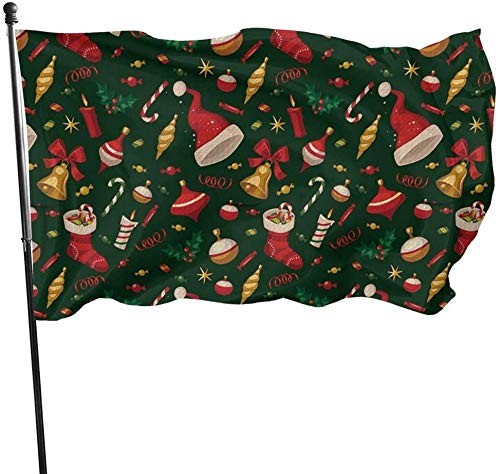 Gartenflagge mit saisonalem Muster, Yard Flag 3 x 5 ft Dekorationen für Zuhause im Freien von Oudrspo