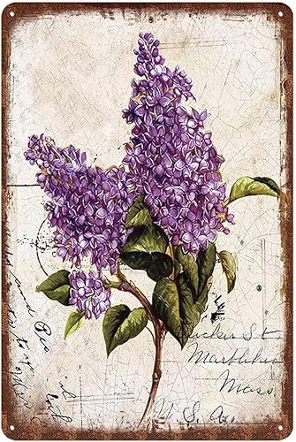 Lila Blume Vintage Metall Zeichen Wand Kunst Dekor Hause Schlafzimmer Küche Garten Bauernhof Dekor Metall Zinn Zeichen 8x12 zoll Lila Blume Vintage Metall Zeichen Wand Kunst Dekor Hause Schlafzimmer Küche Garten Bauernhof Dekor Metall Zinn Zeichen 8x12 zoll von Oudrspo
