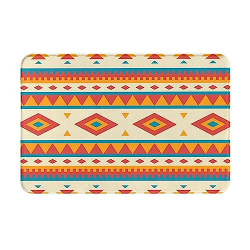 Oudrspo Anti-Rutsch-Matte aus Flanell der amerikanischen Ureinwohner, 40,6 x 61 cm, rutschfeste Eingangsmatte für den Innen- und Außenbereich Oudrspo Anti-Rutsch-Matte aus Flanell der amerikanischen Ureinwohner, 40,6 x 61 cm, rutschfeste Eingangsmatte für den Innen- und Außenbereich von Oudrspo