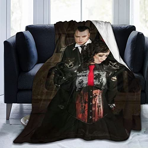 Oudrspo Blanket for Blut-Engel Leichte dekorative Decken für Sofa -Stuhlbett Camping, superweiche gemütliche Mikrofaserdecke von Oudrspo