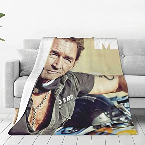 Oudrspo Peter German Maffay Ultraweiche Micro-Fleece-Decke, luxuriöse Anti-Pilling-Flanell-Schlafkomfort-Sofa-Bettwäsche und Reise-Klimaanlage-Decke von Oudrspo