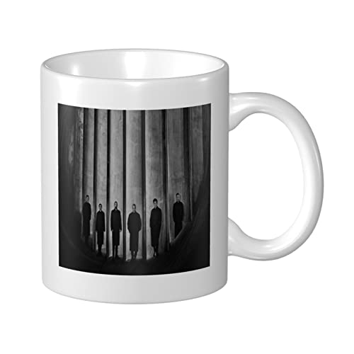Oudrspo R-a-m-m-s-t-e-i-n Keramikkaffeetassen, Kaffeetasse Keramikbecher Neuheit Becher großer Teetassen für Büro und Zuhause von Oudrspo