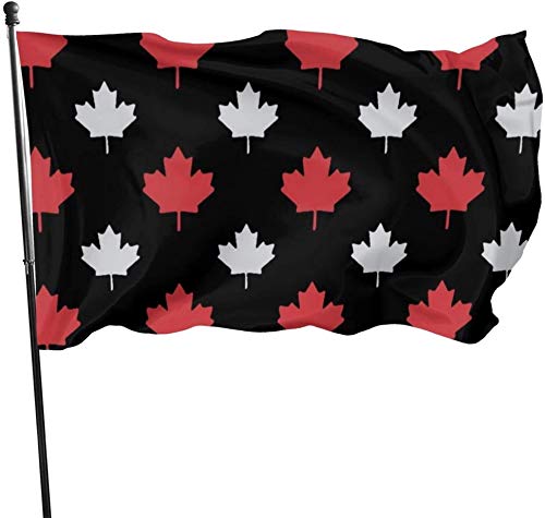 Outdoor Leaves Sign Garden Flag, Family Party Flag 3 x 5 ft Dekorationen für Outdoor Home von Oudrspo