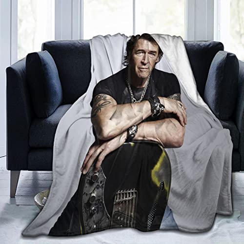 Peter Blanket Maffay Leichte Decke für Bett/Sofa/Couch, Reisedecke, extrem weiche warme Decke von Oudrspo