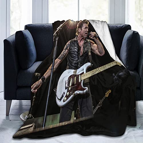 Peter Blanket Maffay Leichte Decke für Bett/Sofa/Couch, Reisedecke, extrem weiche warme Decke von Oudrspo