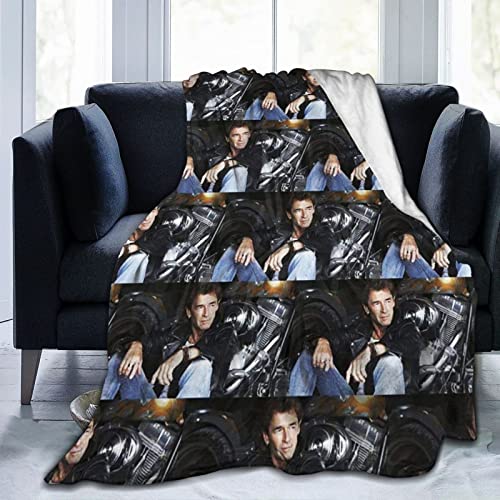Peter Blanket Maffay Leichte Decke für Bett/Sofa/Couch, Reisedecke, extrem weiche warme Decke von Oudrspo
