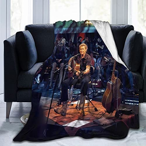 Peter Blanket Maffay Leichte Decke für Bett/Sofa/Couch, Reisedecke, extrem weiche warme Decke von Oudrspo