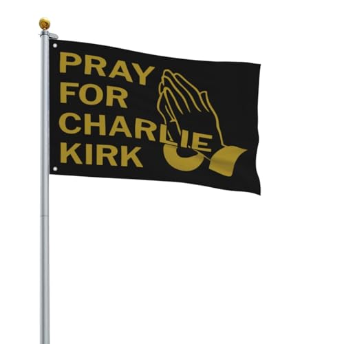 Ruhe in Frieden, Charlie Kirk-Flagge, 2 x 3 Zoll, Gott segne, bete für Charlie Kirk, Hofschild mit 2 Ösen, Gobelin, Gartenflagge, Banner, kein Fahnenmast Ruhe in Frieden, Charlie Kirk-Flagge, 2 x 3 Zoll, Gott segne, bete für Charlie Kirk, Hofschild mit 2 Ösen, Gobelin, Gartenflagge, Banner, kein Fahnenmast von Oudrspo
