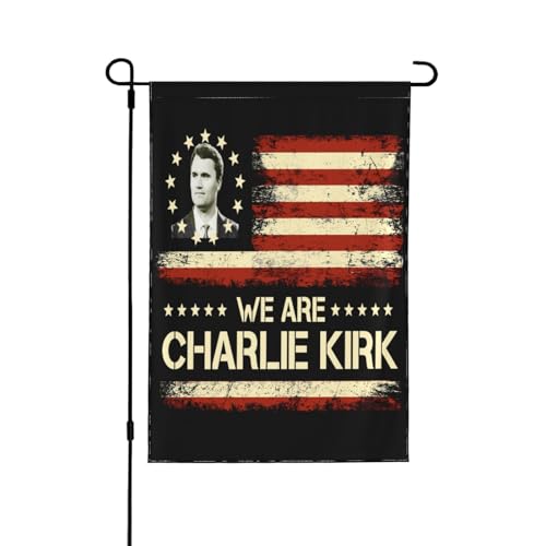 Wir sind Charlie Flagge Gerechtigkeit für Kirk 12 x 18 Garten Banner doppelseitige Hof Terrasse Rasen Flaggen keine Flaglope von Oudrspo