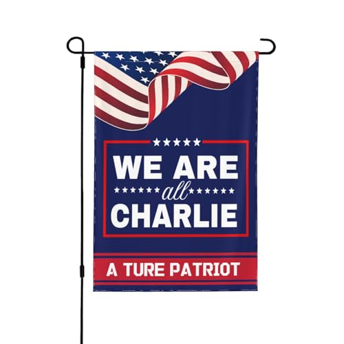 Wir sind Charlie Flagge Gerechtigkeit für Kirk 12 x 18 Garten Banner doppelseitige Hof Terrasse Rasen Flaggen keine Flaglope Wir sind Charlie Flagge Gerechtigkeit für Kirk 12 x 18 Garten Banner doppelseitige Hof Terrasse Rasen Flaggen keine Flaglope von Oudrspo
