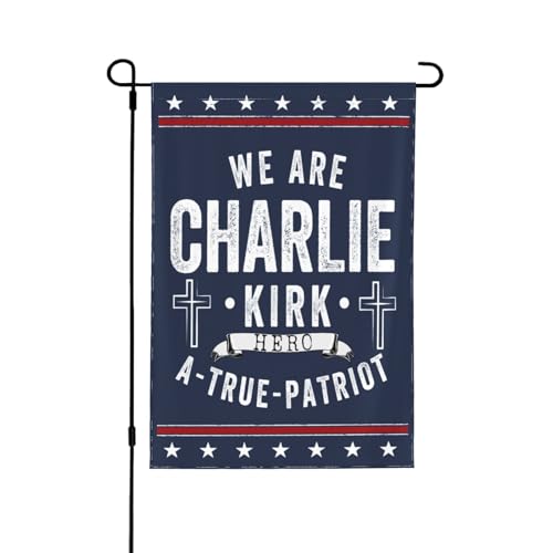 Wir sind Charlie Flagge Held Charlie Kirk 12 x 18 Garten Banner doppelseitig Hof Terrasse Rasen Flaggen keine Flaglope Wir sind Charlie Flagge Held Charlie Kirk 12 x 18 Garten Banner doppelseitig Hof Terrasse Rasen Flaggen keine Flaglope von Oudrspo