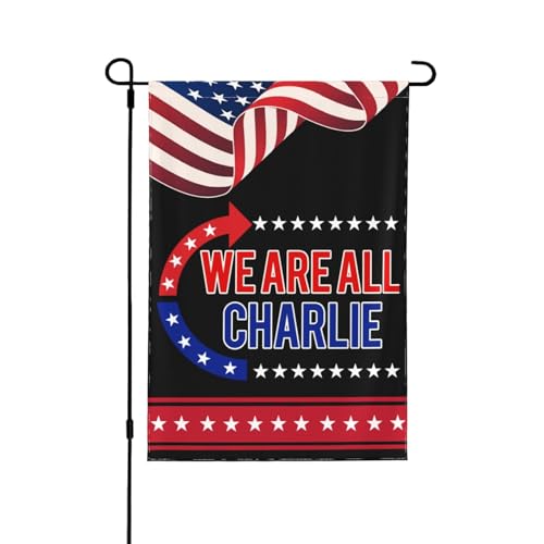 Wir sind Charlie Flaggenständer mit Kirk 12 x 18 Gartenbanner doppelseitig Hof Terrasse Rasen Flaggen keine Flaglope Wir sind Charlie Flaggenständer mit Kirk 12 x 18 Gartenbanner doppelseitig Hof Terrasse Rasen Flaggen keine Flaglope von Oudrspo