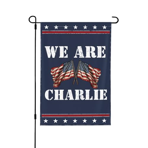 Wir sind Charlie Flaggenständer mit Kirk 12 x 18 Gartenbanner doppelseitig Hof Terrasse Rasen Flaggen keine Flaglope Wir sind Charlie Flaggenständer mit Kirk 12 x 18 Gartenbanner doppelseitig Hof Terrasse Rasen Flaggen keine Flaglope von Oudrspo