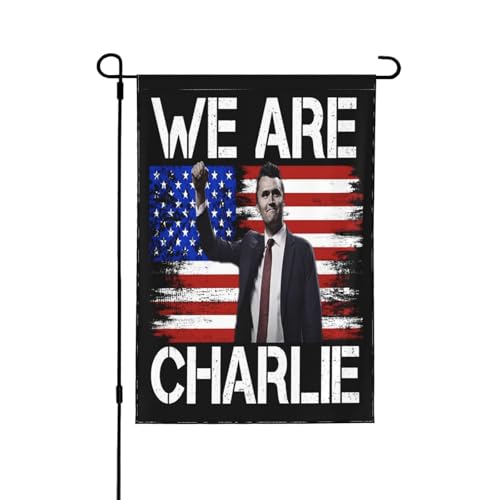 Wir sind Charlie Kirk Flagge A True Patriott Rip 12 x 18 Gartenbanner doppelseitig für Hof Terrasse Rasen Dekor keine Flaglope Wir sind Charlie Kirk Flagge A True Patriott Rip 12 x 18 Gartenbanner doppelseitig für Hof Terrasse Rasen Dekor keine Flaglope von Oudrspo
