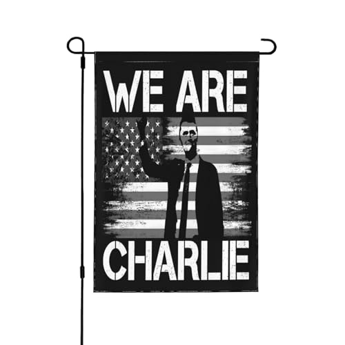 Wir sind Charlie Kirk Flagge A True Patriott Rip 12 x 18 Gartenbanner doppelseitig für Hof Terrasse Rasen Dekor keine Flaglope Wir sind Charlie Kirk Flagge A True Patriott Rip 12 x 18 Gartenbanner doppelseitig für Hof Terrasse Rasen Dekor keine Flaglope von Oudrspo