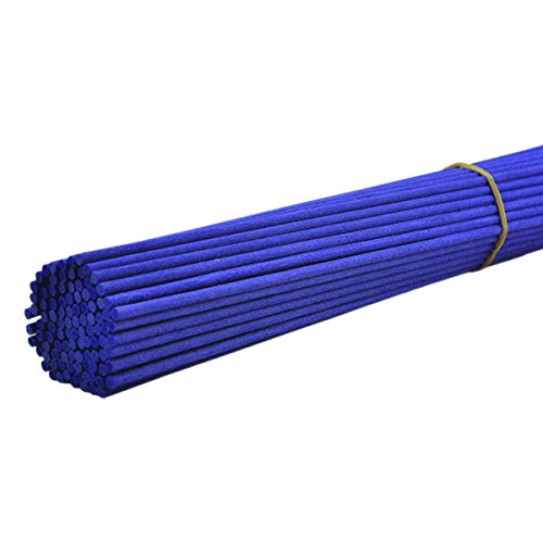 100 Stück Fasern stäbchen Reed Diffusor Stöcke Reed Sticks ätherisches Öl Aroma Diffusor Stöcke (20cm*3mm, Purpurrot) von Ougual