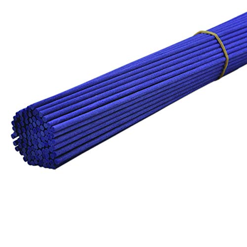 100 Stück Fasern stäbchen Reed Diffusor Stöcke Reed Sticks ätherisches Öl Aroma Diffusor Stöcke (25cm*3mm, Purpurrot) von Ougual