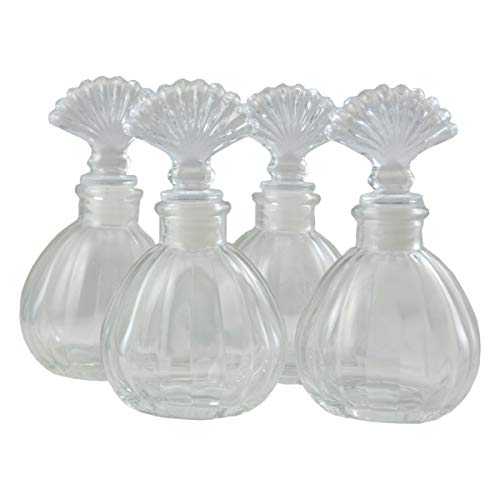 Ougual 4er-Set Hauptduft-Glasdiffusor-Flaschen, vorzüglicher Behälter der ätherischen Öle (150ML, Kürbis - Krone) von Ougual