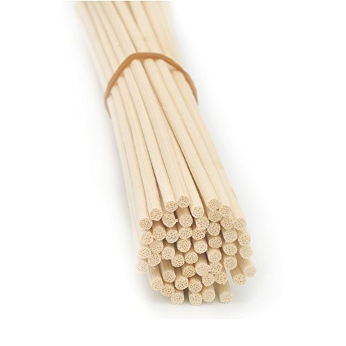 Natürlicher Farbton Rattan Schilf Diffuser Ersatz Ersatzstäbchen für Aroma (16cm x 3mm) von Ougual
