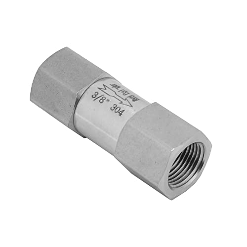 Ouitble Split Valve 304 Edelstahl Hex Split Rückschlagventil 3/8 Zoll BSPP Hochtemperaturdruck Ausdauer von Ouitble