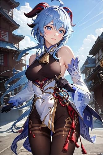 Diamond Painting Anime,5D DIY Diamant Painting Bilder Mädchen Runden Diamond Painting Erwachsene Handwerk Strass Stickerei Paintings,Schlafzimmer Deko Wand,DIY Art Geschenke für Frauen 30x45cm -Y34 von Oujkeef