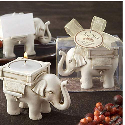 Oulensy Retro Elefant Teelicht Kerzenhalter Kerzenständer Hochzeit Home Decor Crafts Teelichthalter Vogelteelichthalter Elefant von Oulensy
