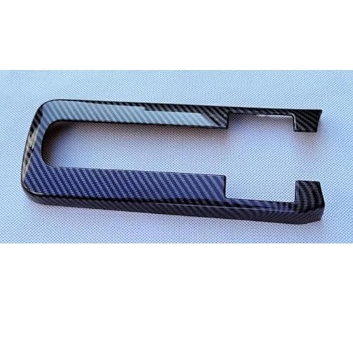 Oulesh Kohlefaser Dekorative Innenraum Aufkleber für Toyota C-hr Chr 2024-2025, Zentralverriegelung Getriebe Schalthebel Panel Rahmenverkleidung ABS Kohlefaser von Oulesh