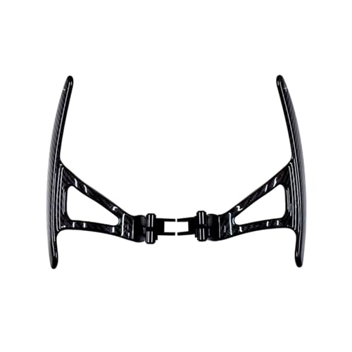 Oulesh Lenkradschalthebel Schaltwippen für Nissan GT-R R35 GTR 2008-2016, Carbon-Schaltpads Carbonfaser-Lenkrad-Schaltwippen Carbonfaser Schwarz von Oulesh