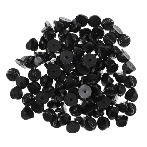 Ouligay 100 Stück Anstecker Pin Verschluss Gummi Tie Tack Pin Backing Schmetterlingsverschluss Locking Pin Backs Clip für Anstecknadeln Abzeichen Uniform Diy Schmuckherstellung Ouligay 100 Stück Anstecker Pin Verschluss Gummi Tie Tack Pin Backing Schmetterlingsverschluss Locking Pin Backs Clip für Anstecknadeln Abzeichen Uniform Diy Schmuckherstellung von Ouligay