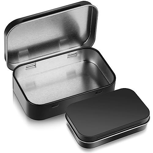 Ouligay Schwarz Metal Tin Metalldöschen Blechdose Mini Aufbewahrungsbox Metall Boxen Metalldosen aus Metall mit Deckel Minibox Organizer für Zuhause Sügigkeiten und Kleinen Gegenständen Ouligay Schwarz Metal Tin Metalldöschen Blechdose Mini Aufbewahrungsbox Metall Boxen Metalldosen aus Metall mit Deckel Minibox Organizer für Zuhause Sügigkeiten und Kleinen Gegenständen von Ouligay