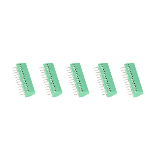 10 Teile/satz 12 Pin 2,54mm Raster Klemmenblock Steckverbinder PCB Grün Klemmenblock Steckverbinder Sortiment Kit von Oumefar