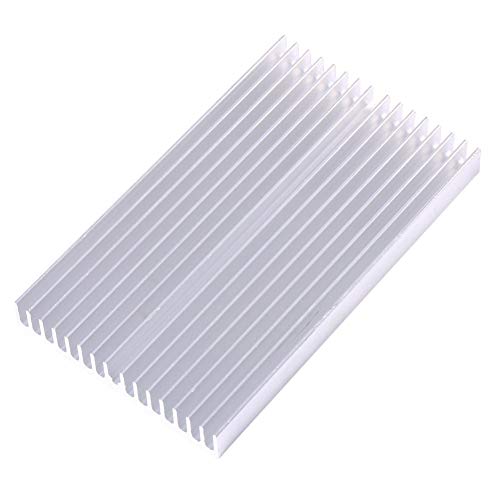 Oumefar 100 * 60 * 10mm Aluminium Kühlkörper DIY Kühlergrillform Kühlkörper Chip Argentate Kühler Kühlrippenmodul für IC LED Leistungstransistor Oumefar 100 * 60 * 10mm Aluminium Kühlkörper DIY Kühlergrillform Kühlkörper Chip Argentate Kühler Kühlrippenmodul für IC LED Leistungstransistor von Oumefar