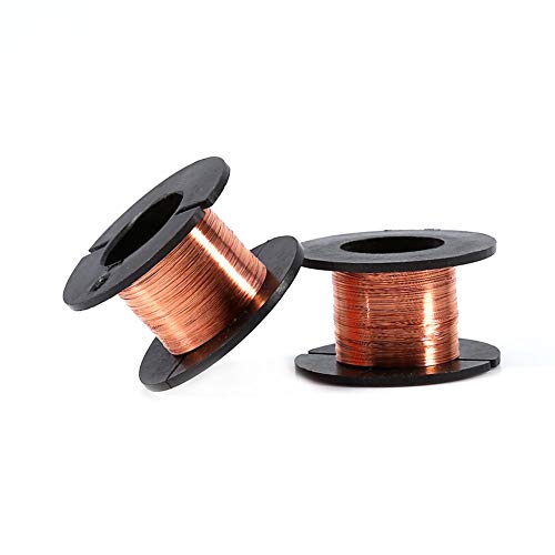 Oumefar kupferdraht 0,1mm Kupferlackdraht Kupfer Emaillierten Drähte 15m Magnetischer Wickeldraht Elektromagnete Reparatur Draht Magnet Draht von Oumefar