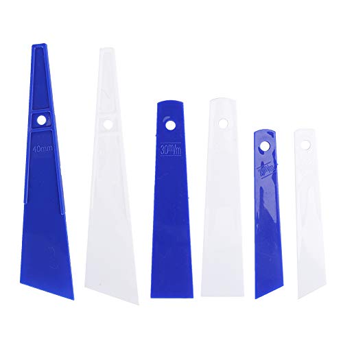 Abstrich Kleber Schaber Kunststoff Kleber Abstriche 6 Stück Klebestreuer Mini Sticks Abstrich Applikator DIY Schaber für Leder Handwerk von Oumefar