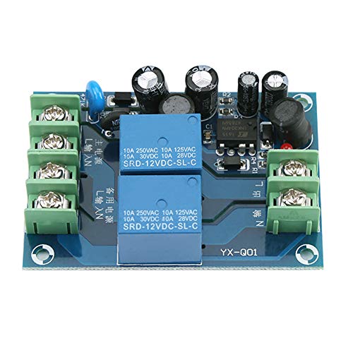 Automatischer Notstromschalter AC 85-240 V 110 V 220 V 230 V 10 A Doppelte Stromversorgung Automatisches Schaltsteuermodul von Oumefar