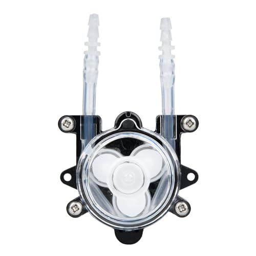 Oumefar DC 12V Mini Peristaltikpumpe Labor Labor Dosierpumpe Tropfdosierpumpe mit konstantem Durchflussschlauch für geregelte Durchflussraten(3x5mm Rubber Tube) von Oumefar