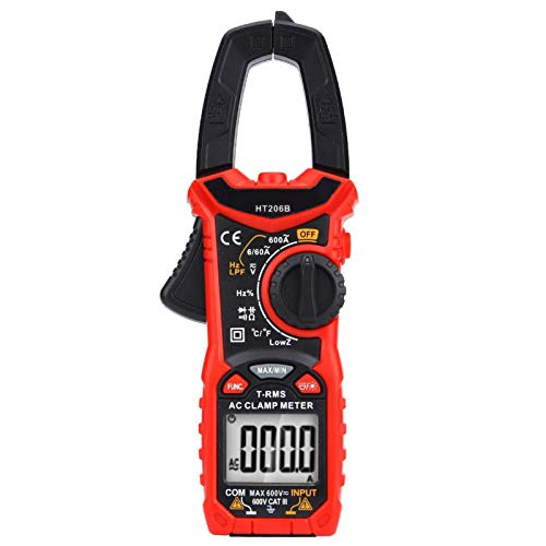 HT206 AC/DC Mini-Digitalzangenmessgerät 1 mA Empfindlichkeit zur Messung des Wechselstromwiderstands der Spannung(HT206B) von Oumefar