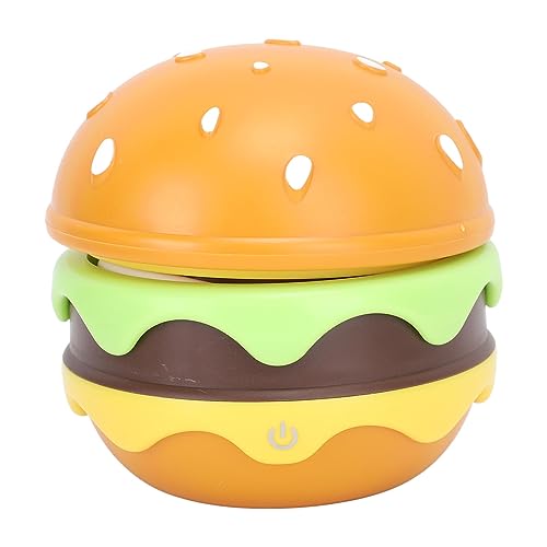 Hamburger-Lampe, Schreibtischlampe, Dimmbar, Touch-Schalter, USB, Wiederaufladbar, Zum Lesen von Oumefar