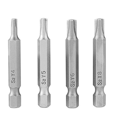 Hocheffiziente Fl?ten Dreieckige Bits Y Bits Schraubenbits Magnetbits f¨¹r elektrische Schraubendreher mit 1/4 Zoll Sechskantschaft von Oumefar