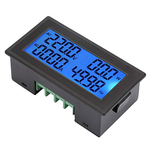 Multifunktions Wechselspannungs Ampere Monitor Leistung Energiefaktor Frequenz Stromzähler LCD Anzeige Voltmeter 0 bis 20 A Volt Ampere Testanzeige Digital 60 bis 500 V Detektor Lesetafel Multifunktions Wechselspannungs Ampere Monitor Leistung Energiefaktor Frequenz Stromzähler LCD Anzeige Voltmeter 0 bis 20 A Volt Ampere Testanzeige Digital 60 bis 500 V Detektor Lesetafel von Oumefar