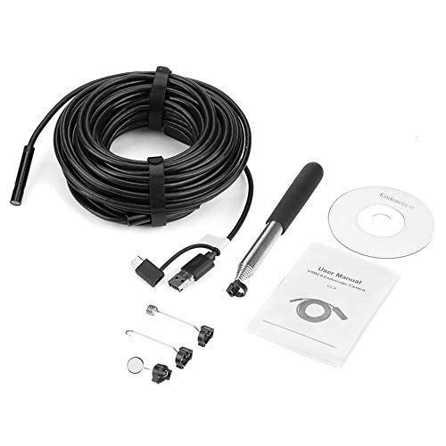 Oumefar 1pc Schwarz 15 Meter USB Endoskop Digitale Inspektion Schlangenkamera Endoskop mit 2 Megapixel wasserdichter Kamera 6 LED Leuchten für die Inspektion von Rohrautos Oumefar 1pc Schwarz 15 Meter USB Endoskop Digitale Inspektion Schlangenkamera Endoskop mit 2 Megapixel wasserdichter Kamera 6 LED Leuchten für die Inspektion von Rohrautos von Oumefar