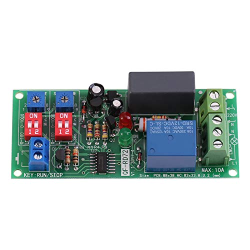 Oumefar AC Relais modul 100V-250V Einstellbarer 1-Relaismodul Timer Modul Verzögerung Relais EIN/AUS Einstellbare Zeiten Schalter Modul Für Timer-Betriebsgeräte Oumefar AC Relais modul 100V-250V Einstellbarer 1-Relaismodul Timer Modul Verzögerung Relais EIN/AUS Einstellbare Zeiten Schalter Modul Für Timer-Betriebsgeräte von Oumefar