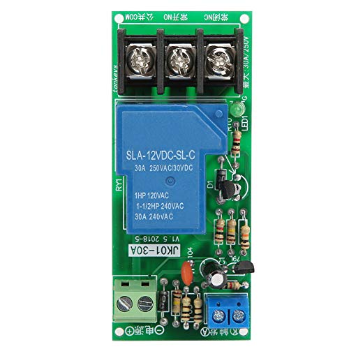 Oumefar Einstellbare Timer Verzögerung DC 12V 30A Verzögerung EIN/Aus Schalter Timer Relaismodul Hochpräzises stabiles multifunktionales Timer Relais für Timer Betriebsgeräte Oumefar Einstellbare Timer Verzögerung DC 12V 30A Verzögerung EIN/Aus Schalter Timer Relaismodul Hochpräzises stabiles multifunktionales Timer Relais für Timer Betriebsgeräte von Oumefar