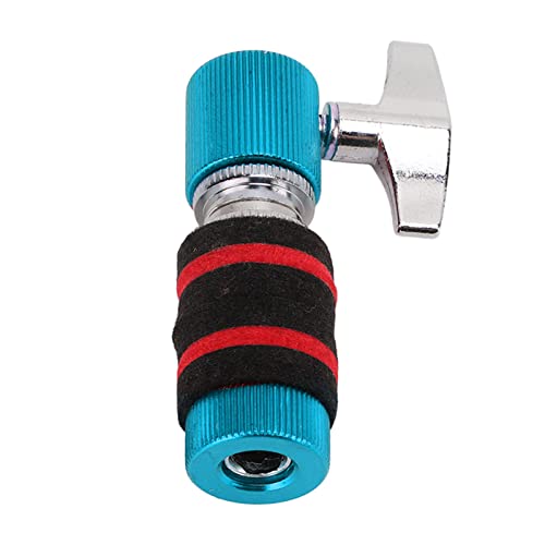 Oumefar Jazz Drum Clutch Hi Hat Clutch Anti Rost Verschleiß Feste Feine Verarbeitung Metall Hi Hat Becken Kupplung für Drum Player Jazz Drum Teile (Blau) von Oumefar