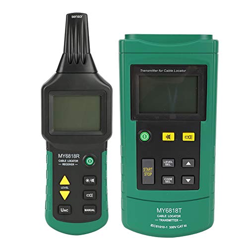Oumefar Kabeltester Ethernet LAN Netzwerk Telefon Kabel Detektor Ortungsgerät Messgerät Telefon Elektrisch Multifunktions Leitungsfinder Tracker Toner Kit Durchgangsprüfung von Oumefar