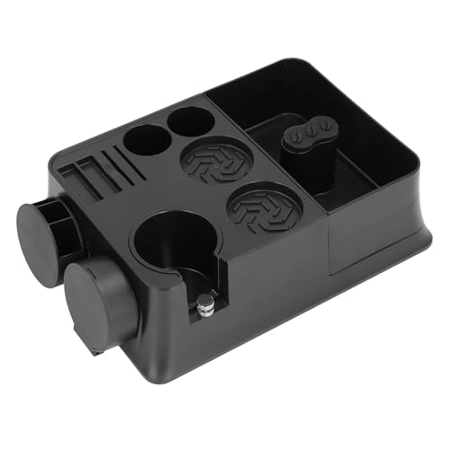 Oumefar Kaffeeorganisator Box Manipulationshalter, ABS -Plastik Multifunktional Kompakte Tampierstation Kaffeewerkzeuge Aufbewahrungsbox für Home Baristas von Oumefar