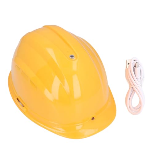 Oumefar Kühlungslüfter Berühmter Sicherheitshelm Bauhelm mit Wiederaufladbaren 7000-mAh-Batterie 5-Level-verstellbare Ventilatoren für den Outdoor Oumefar Kühlungslüfter Berühmter Sicherheitshelm Bauhelm mit Wiederaufladbaren 7000-mAh-Batterie 5-Level-verstellbare Ventilatoren für den Outdoor von Oumefar