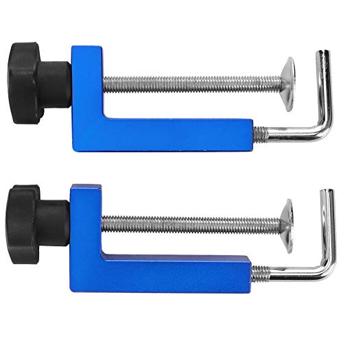 Oumefar Laubsägezwinge Schraubzwingen Blue Fence Clamps Befestigungsclip Multifunktionale 4 Zoll 2 teilig für Möbelprojekte in Schränken Oumefar Laubsägezwinge Schraubzwingen Blue Fence Clamps Befestigungsclip Multifunktionale 4 Zoll 2 teilig für Möbelprojekte in Schränken von Oumefar