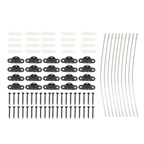 Oumefar Möbelanker, Edelstahl -Anti -Tipp -Straps Hochleistungsverstellbare Sicherheitskabel für die Sicherung von Schränken aus Bücherregalen Kommoden Oumefar Möbelanker, Edelstahl -Anti -Tipp -Straps Hochleistungsverstellbare Sicherheitskabel für die Sicherung von Schränken aus Bücherregalen Kommoden von Oumefar
