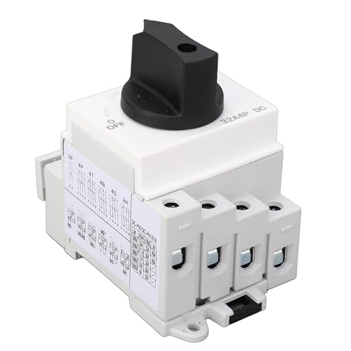 Oumefar Photovoltaic DC Isolator Solar Switch 4 Pole Hohe Effizienz Off -Struktur PC 32A 1000 V für Leistungsverteilungsautomatisierungssysteme von Oumefar